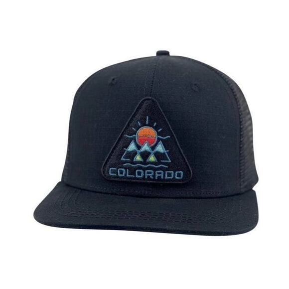 Black Colorado Trucker Hat - Picture 1 of 8